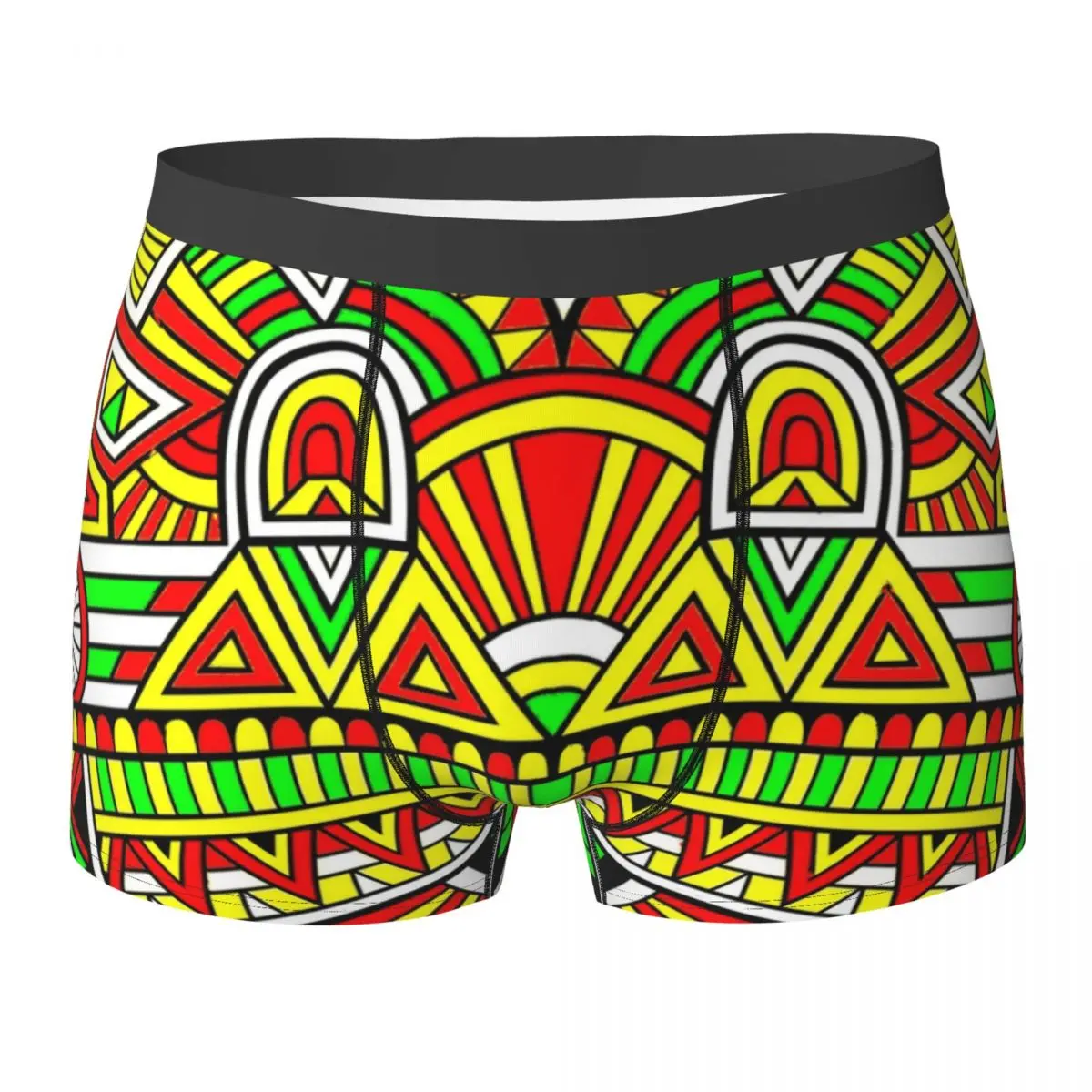 Boxer Underpants Shorts Aztec Tribal Pattern Panties Men's Comfortable Underwear for Homme Man Boyfriend Gift