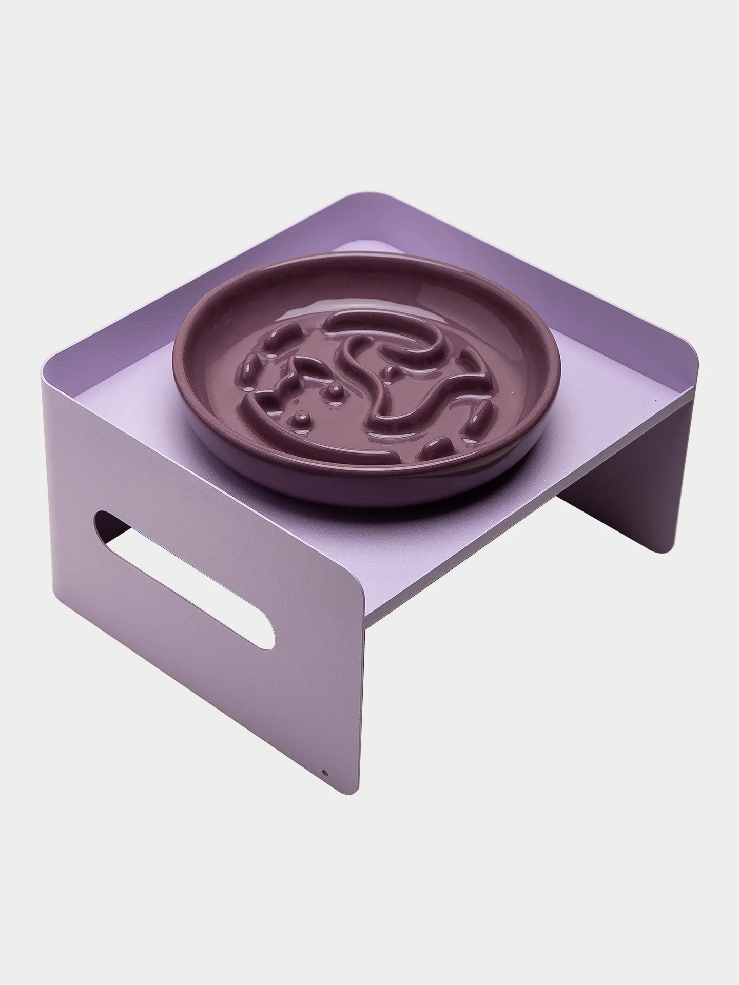 

Miaocute Cerc -aped Dog Bowl Slow Feeder Anti-Choking Small Dog Bowl Heightened Stand Anti-Flip Pet Bowl for s And...