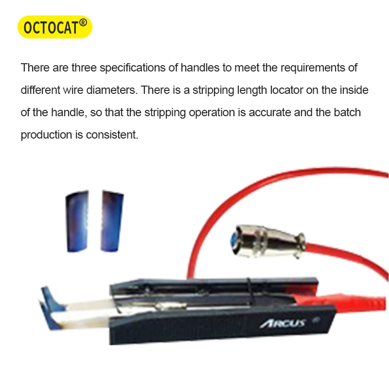 Semi-automatic Wire Heat Stripping Pliers Electric Heating Type Insulation Stripping Pliers Three-layer Insulated Wire Stripping