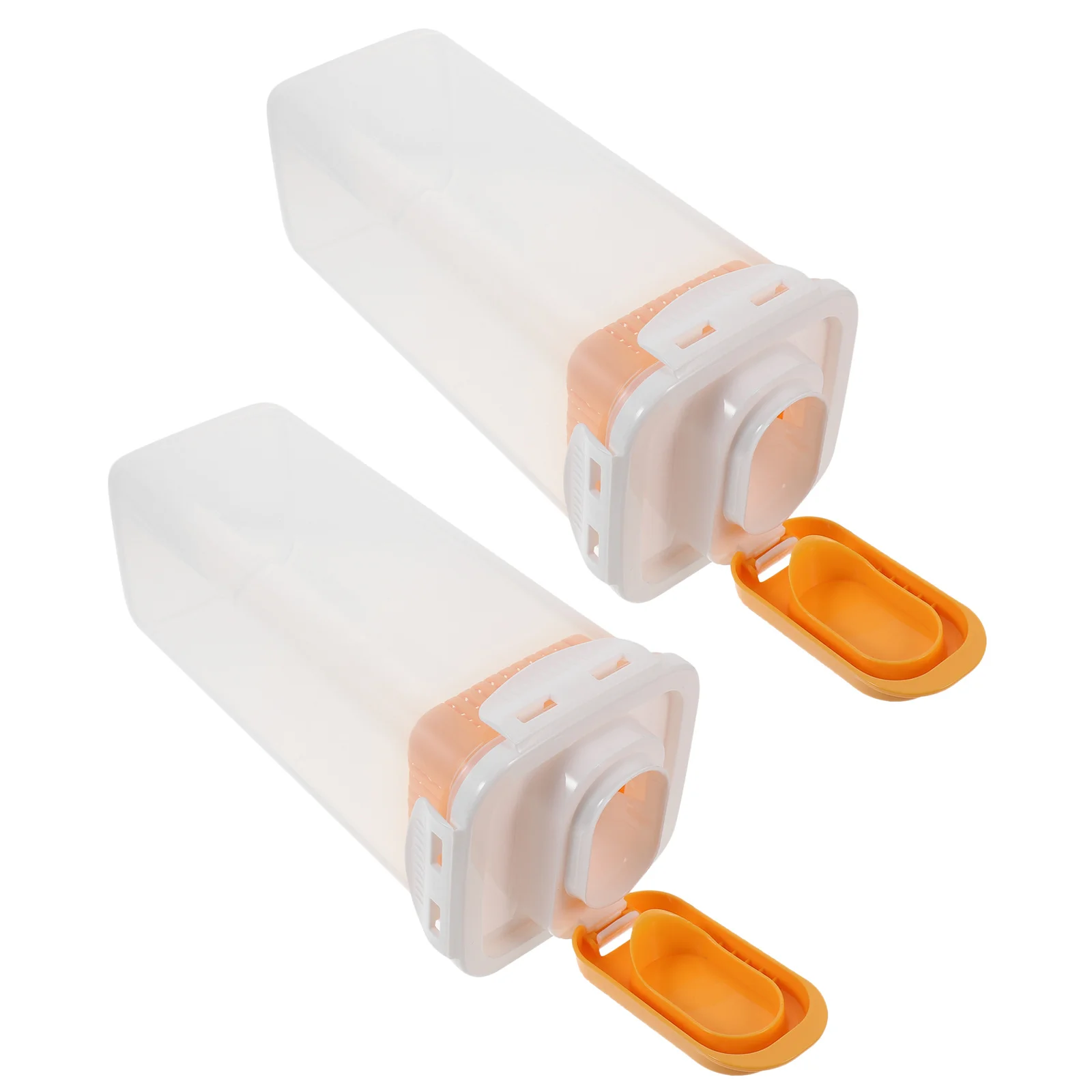 

2Pcs Laundry Powder Box Resistance Large Capacity Refillable Detergent Container Home Hotel Use Lotion Sub Container