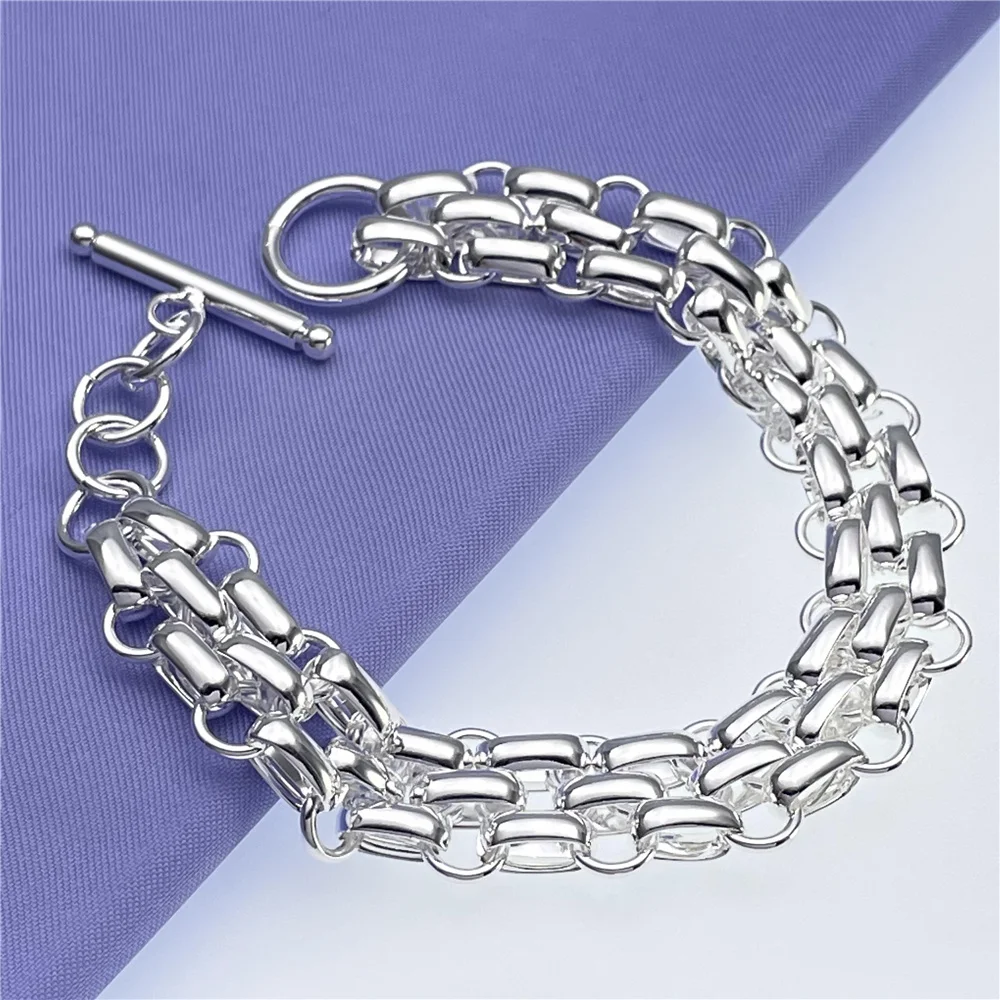 Andara925 sterling silver bracelet fashion TO ring bracelet women engagement jewelry gift