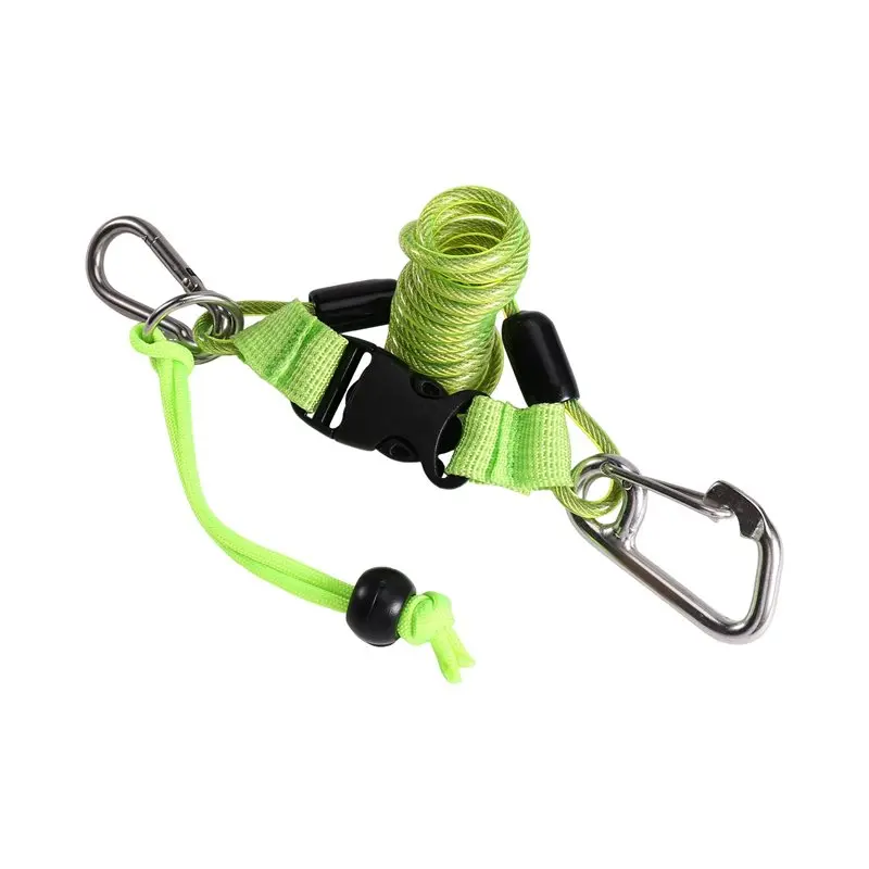 Anti-Lost Hook Spring Rope For Diving Camera For Diving Outdoor Climbing Coiled Lanyard