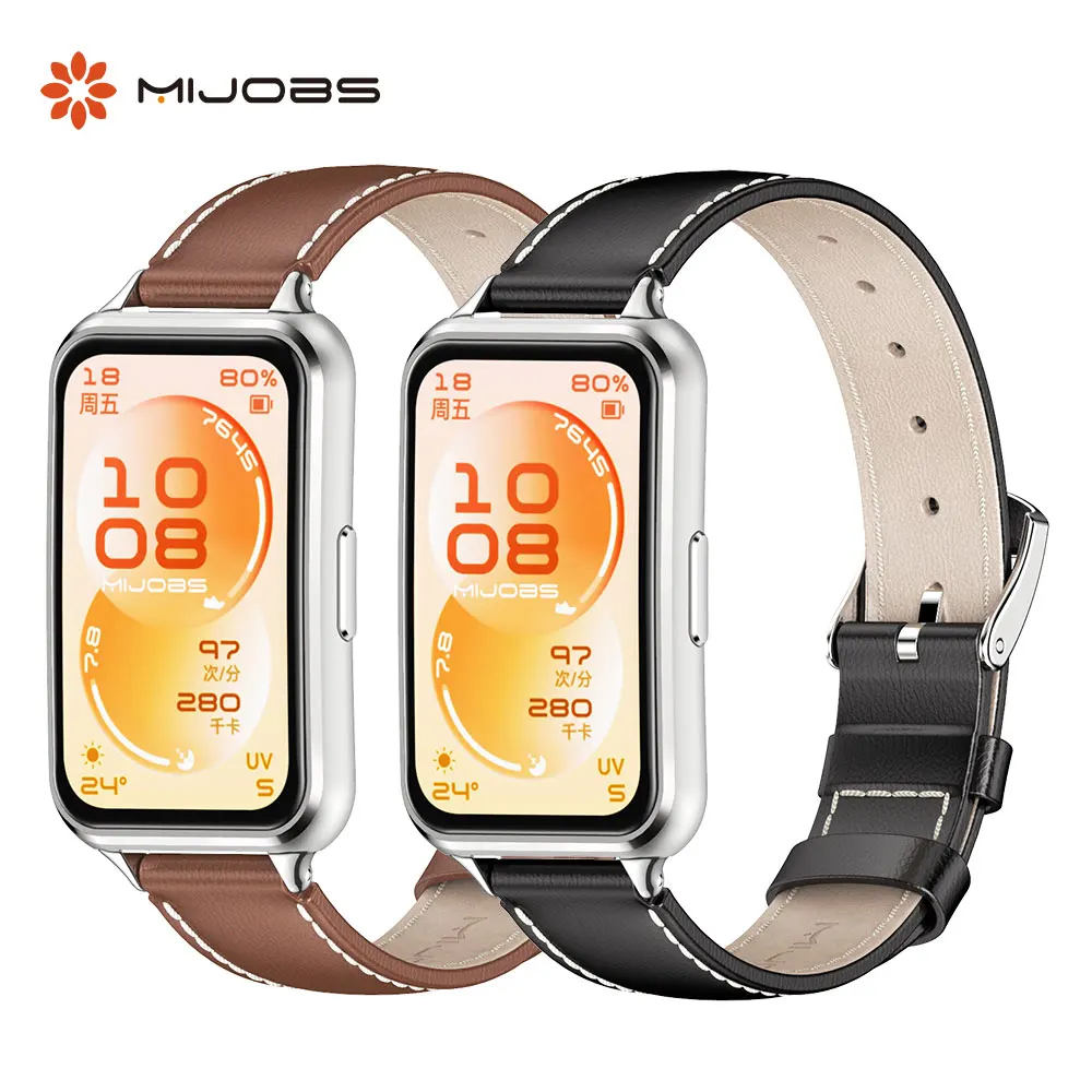 Watchband For Huawei Band 11 Strap for Huawei Band 11 Pro Wristband for Huawei Band 11 Smart Watch Band Genuine Leather Strap
