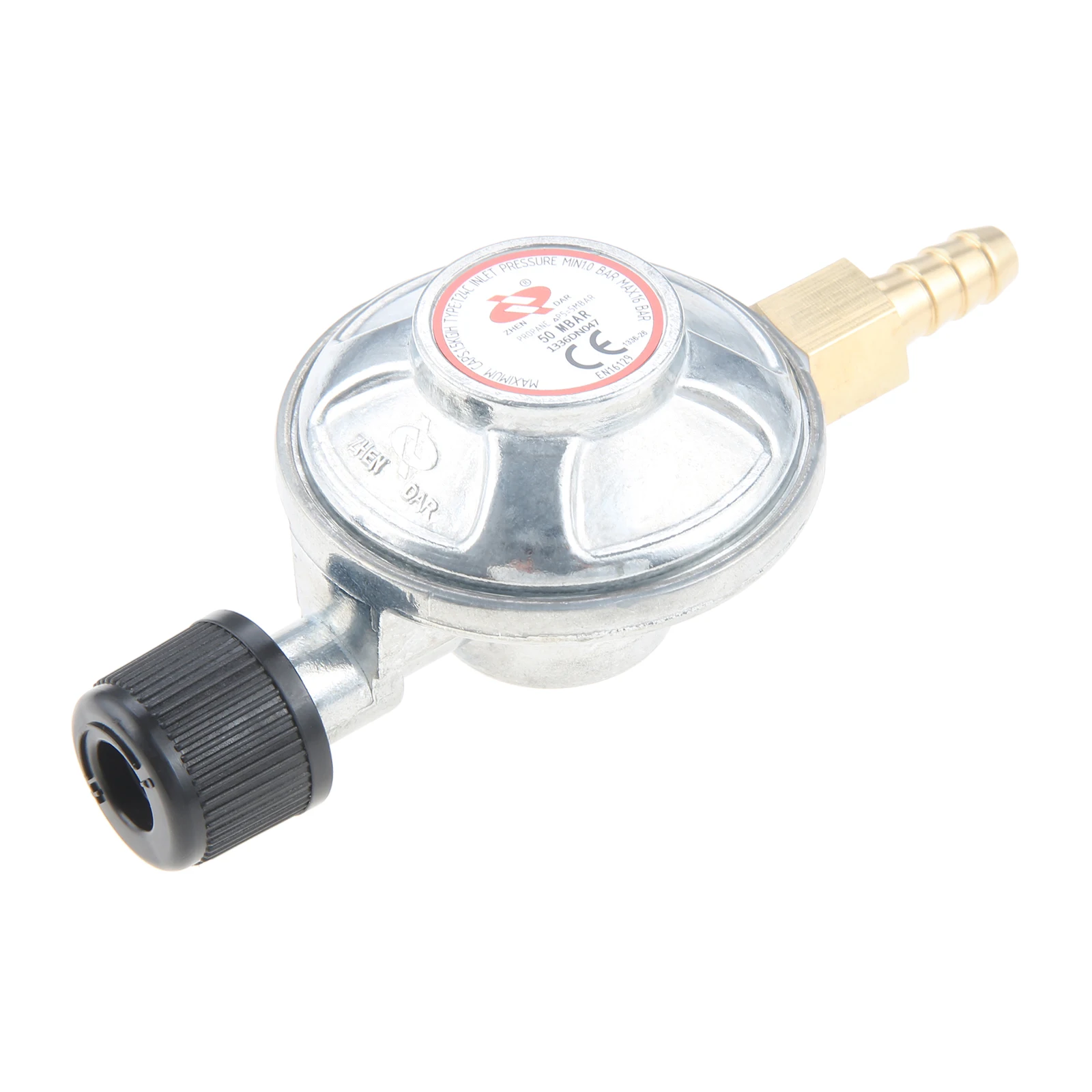 1pc Low Pressure Propane 50mbar Disposal Bottle Connection Regulator with Adjustable Knob Adapter for Camping Stove Grill Heater - view 2
