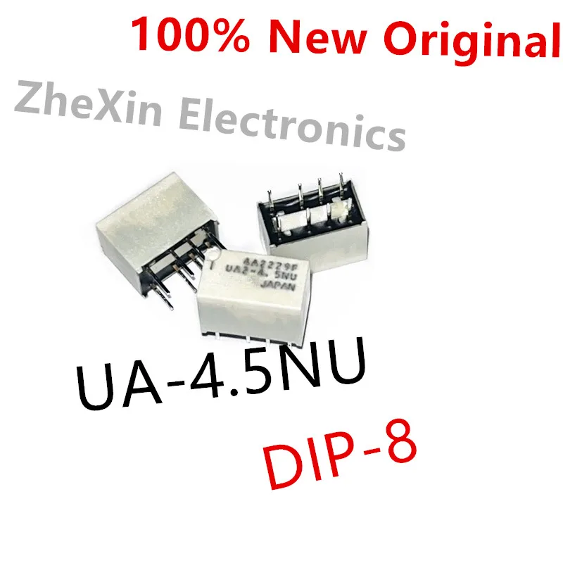 10PCS/Lot   UA2-4.5NU 、UA2-5NU 、UA2-12NU 、UA2-4.5SNU   DIP-8  New Signal Relay 1A DPDT
