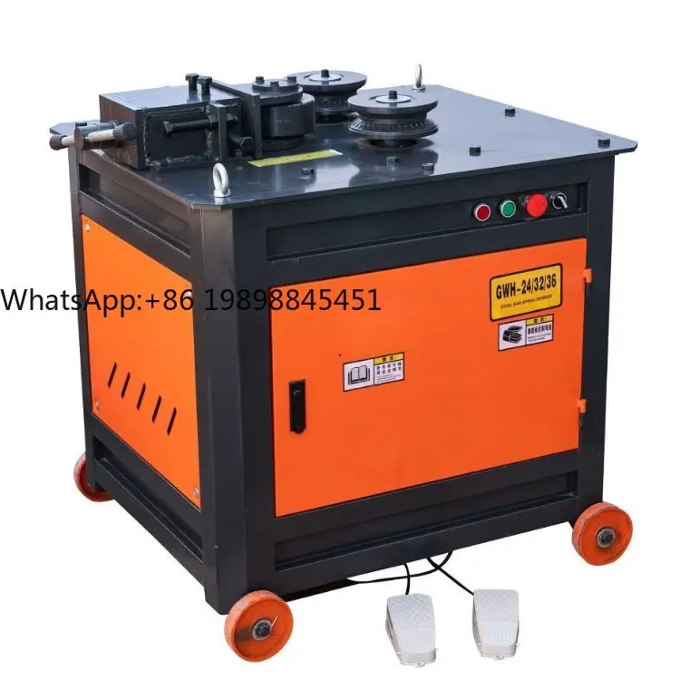 

Construction 32mm Reinforcing Rebar Stirrup Bending Machine 4KW Product Category Profile Hoop Bending Machine