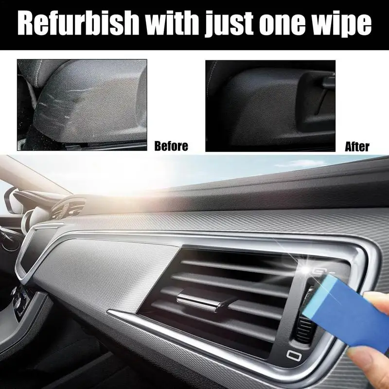 30ml Plastic Refurbished Crystal-Coating Agent Wax Car Panel Plastic Renovated Coating Retreading Agent Car Care Set