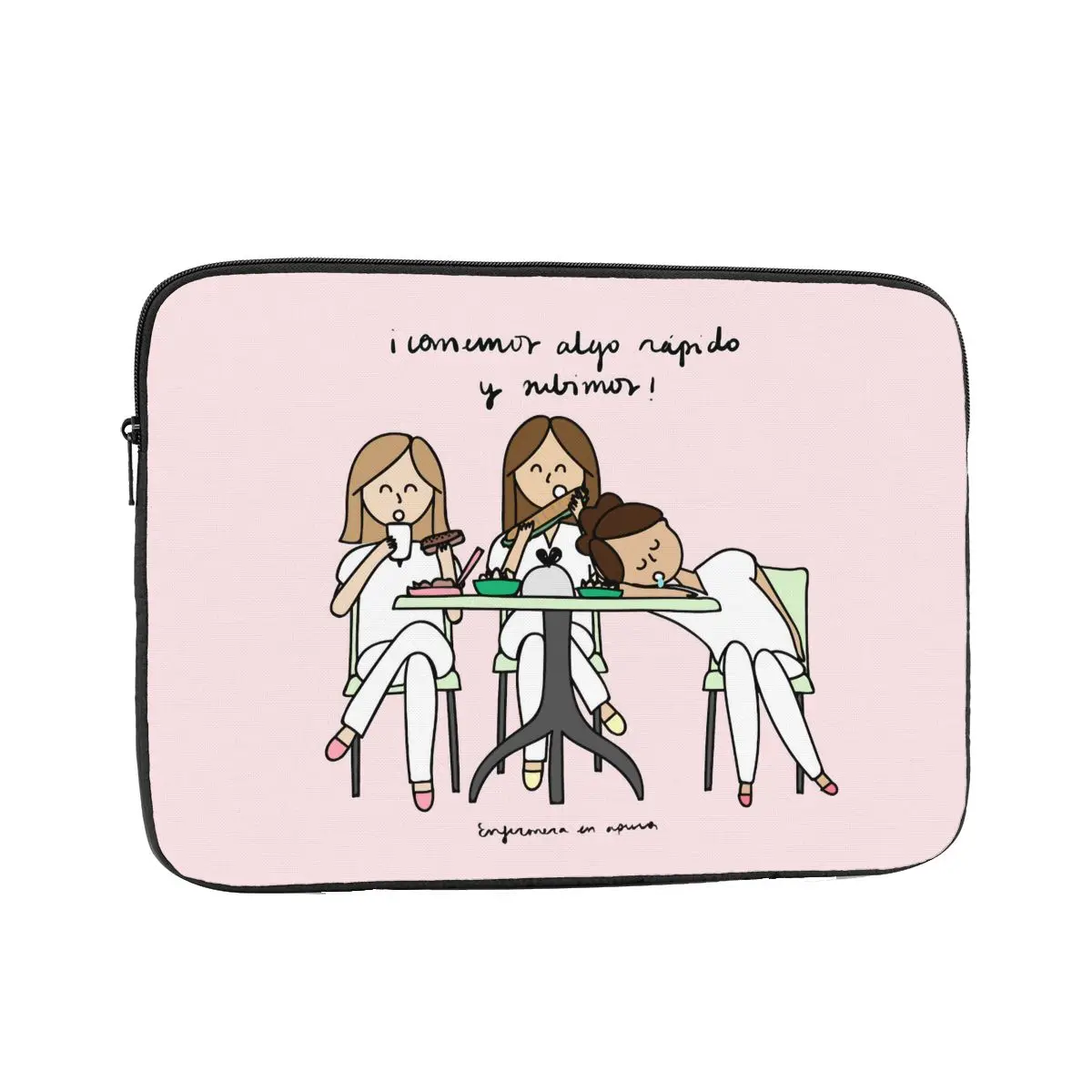 

Laptop Notebook Bag Case Enfermera En Apuros Tablet Sleeve Case Nurse 10 12 13 15 17 Inch Shockproof Case Bag
