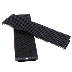 2pcs Optical Drive Computer Chassis Front Panel Bracket Driver's Baffle with Dustproof Sponge 15.8x4.3cm