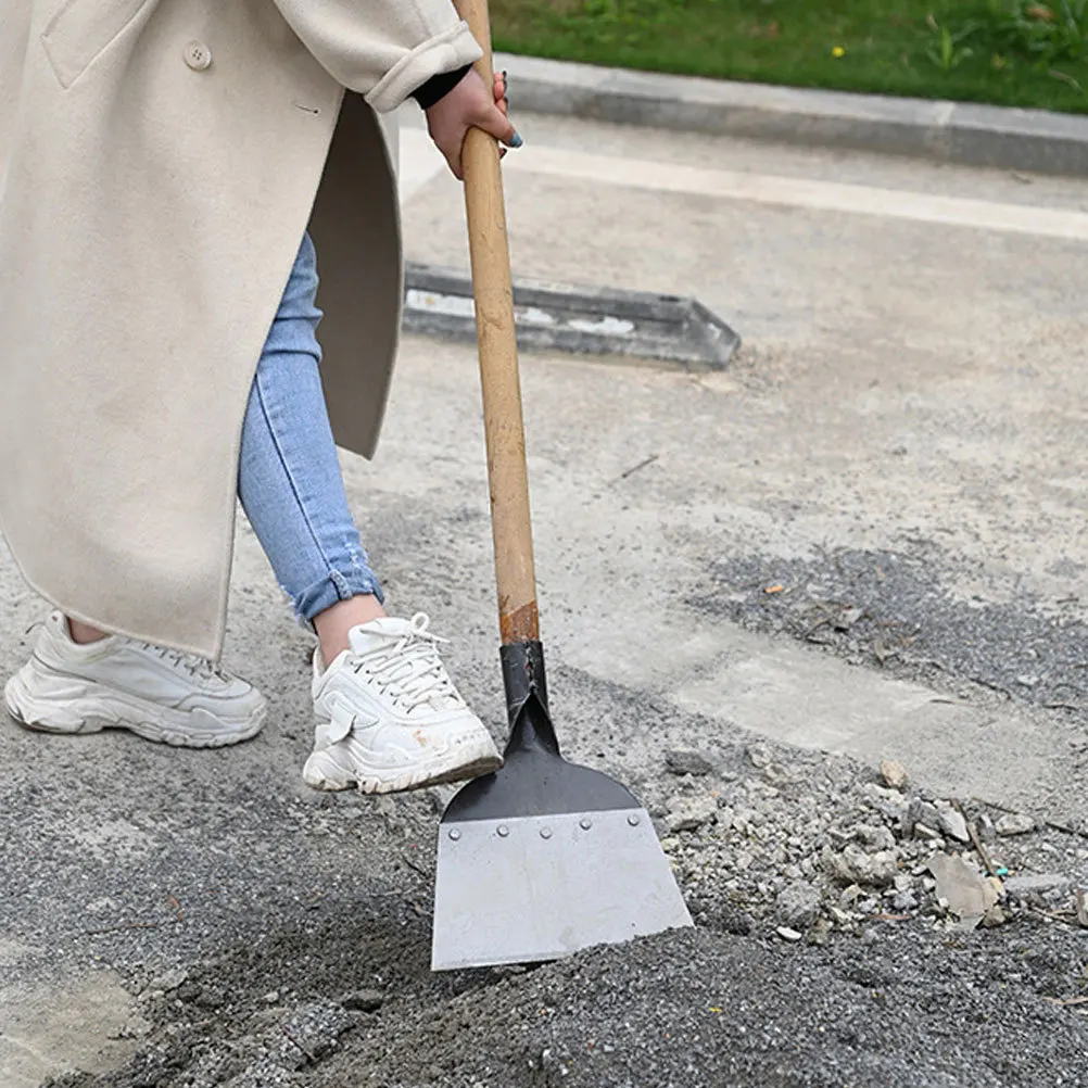 

Cleaning Shovel Stainless Steel Manure Spade For Livestock Cage Garden Yard Floor Excrement Removal Tool Multifunctional Outdoor