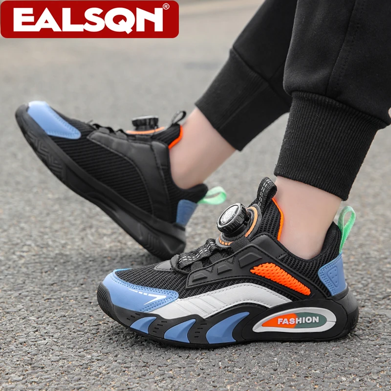 Весенне-осенняя детская спортивная обувь, нескользящие детские кроссовки, дышащие баскетбольные кроссовки с сеткой, повседневные теннисные туфли на плоской подошве для прогулок