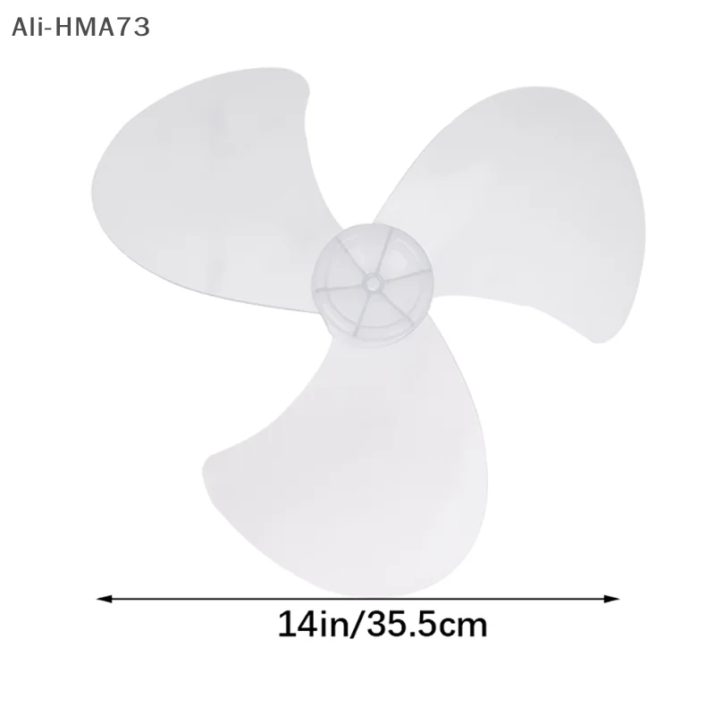 14Inch 3 Leaves Plastic Fan Blade Household Electric Fan Standing Pedestal Fan Table Fanner Blade With Nut Cover