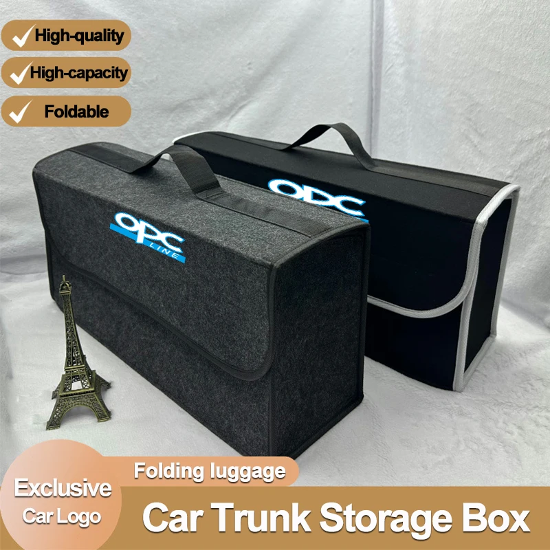 

Opel Car Trunk Organizer Box Large Capacity Folding Storage Bag For OPC Vauxhall Antara Vivaro Cascada Signum DX Junior Insignia