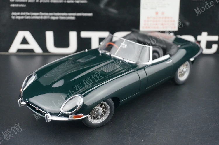 Autoart 1:18 E-type Roadster Alloy simulazione completamente aperta edizione limitata in lega di metallo statico modello di auto giocattolo regalo