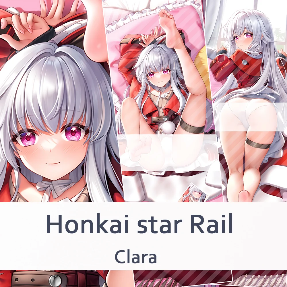 

Honkai Star Rail Clara Dakimakura 2WAY Hing Body Case Anime Otaku Pillow Cushion Cover Xmas Gifts