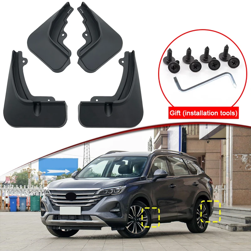 

Car Styling Fit For Trumpchi GAC GS5 Dodge Journey 2020-2023 ABS Car Mud Flaps Splash Guard Mudguards MudFlaps Front Rear Fender