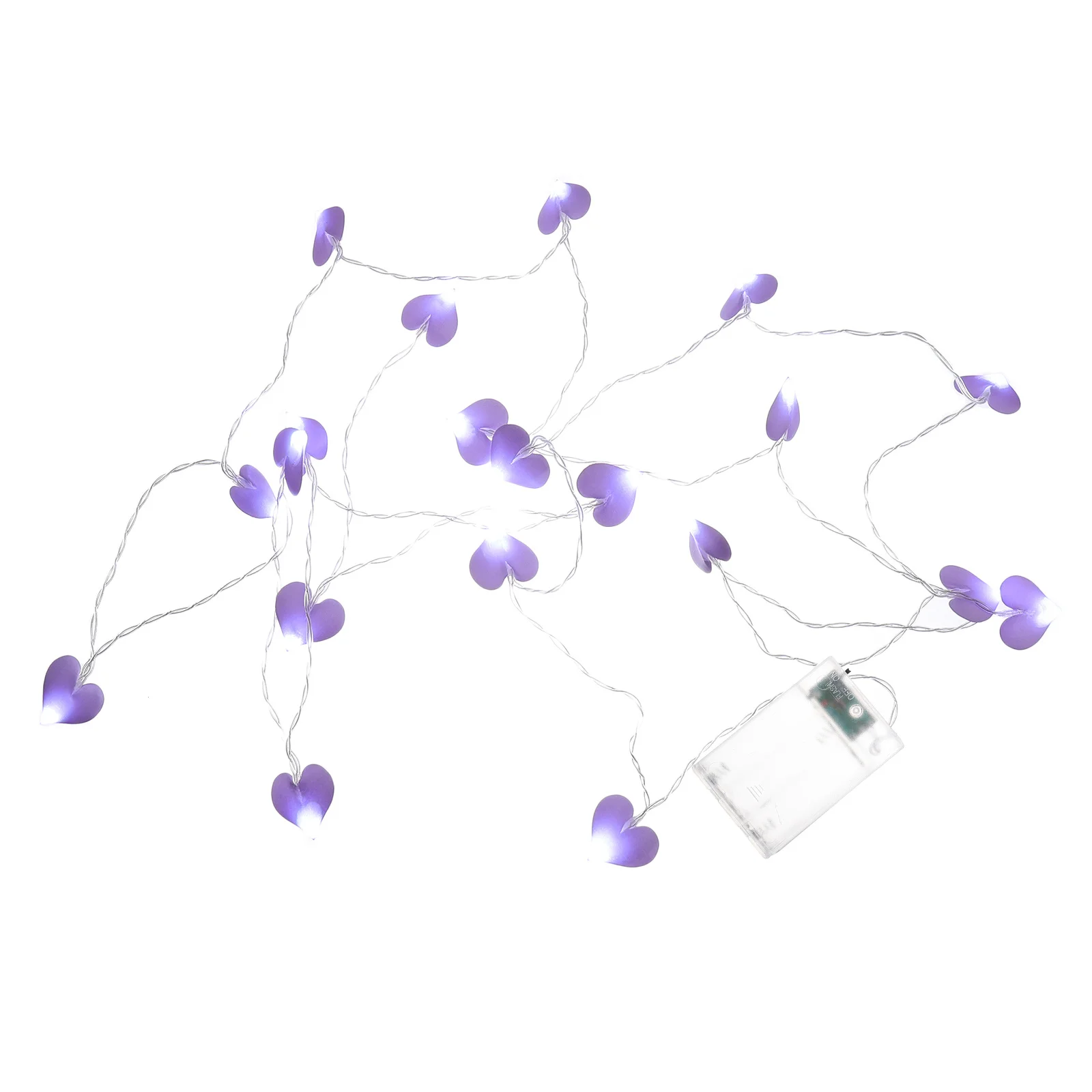 1 مجموعة شكل قلب LED سلسلة أضواء 20 أضواء غرفة نوم مهرجان الزفاف ديكور معلق حفلة إضاءة جو داخلي