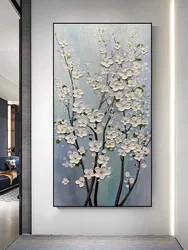Flower Oil Painting On Canvas,Wall Art Picture Home Decoration Picture,Modern Print Poster Room Decor Cuadros,No Framed