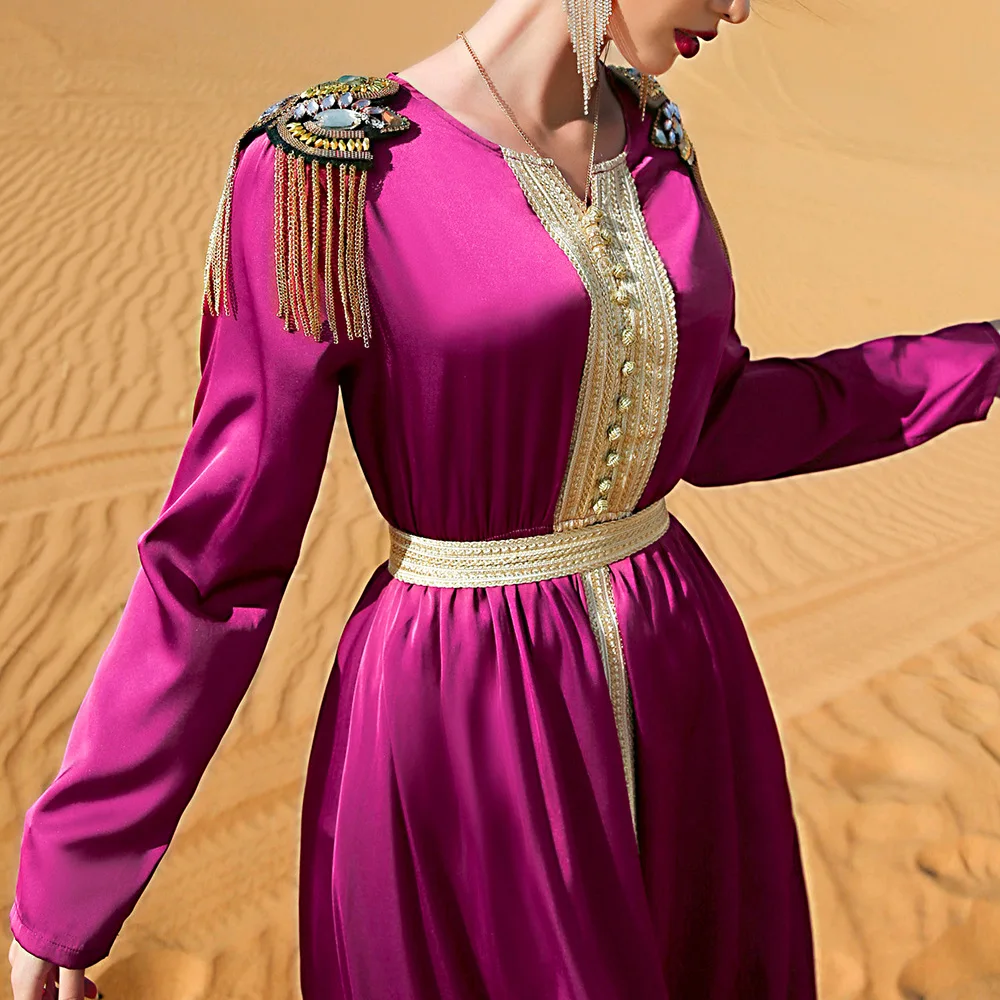 Ramadan Abaya Eid Ramadan Muslim Women Dress Dubai Party Turkey Kaftan Moroccan Robe African Maxi Dress Formal Evening Gown Arab