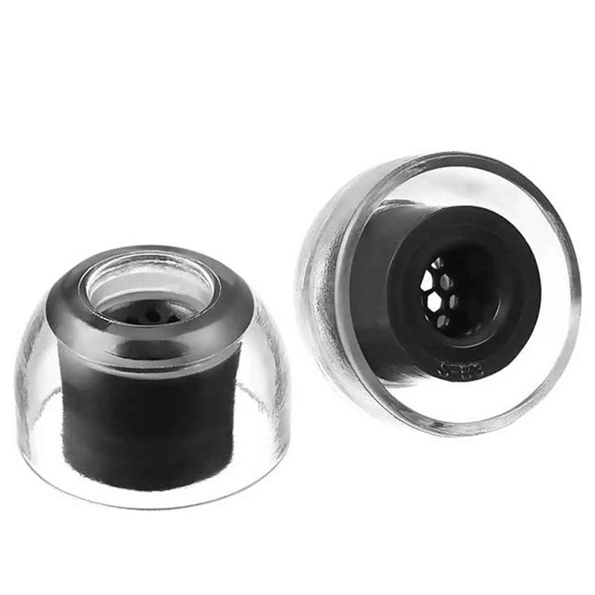 Untuk AZLA Xelastec Eartips Monitor In-Ear IEM HiFi ear1697ti Qdc Earplug bahan TPE Filter antiselip E