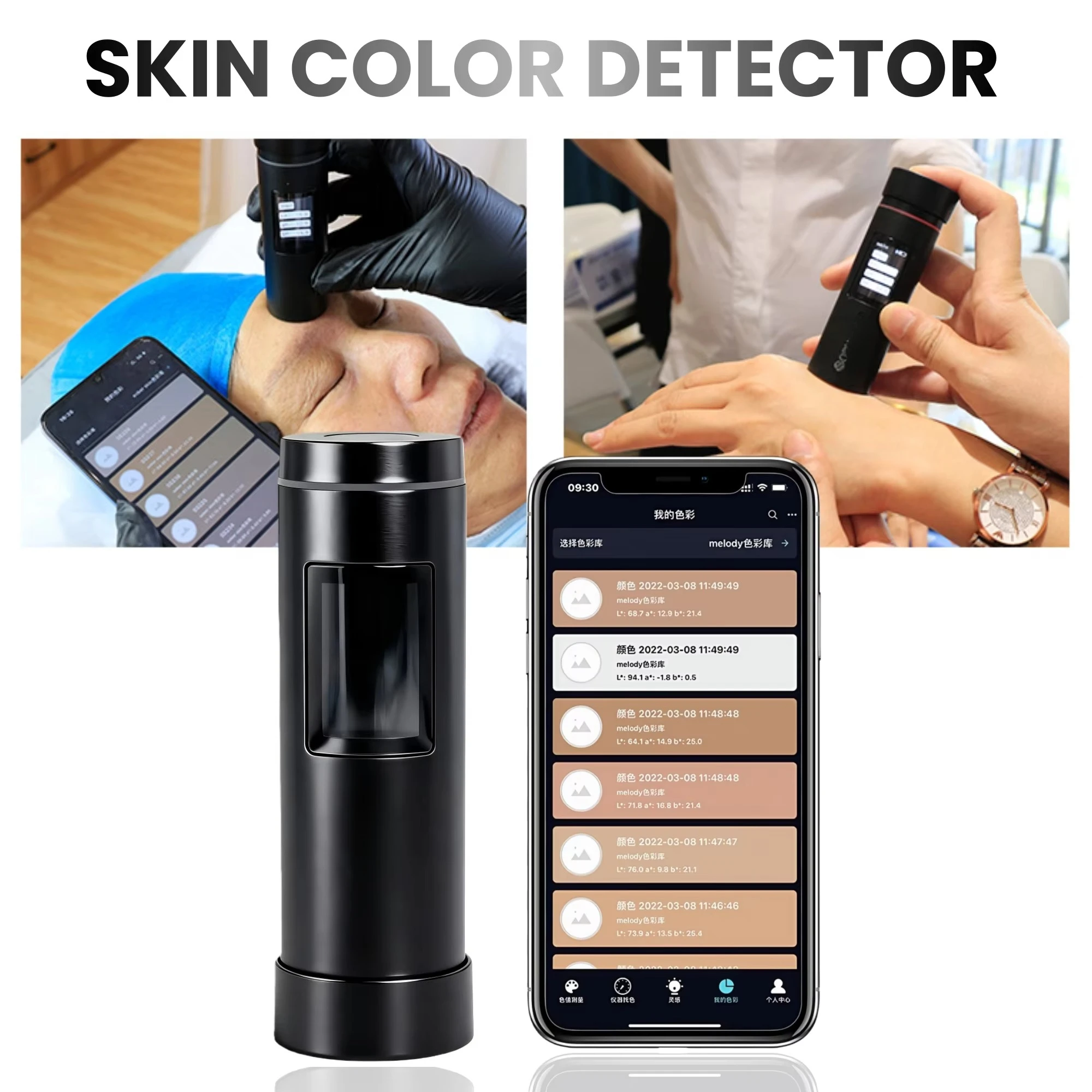 Professional Skin Management Smart Skin Recognizer Pigmentation Detector Face Color Reconstruction Set