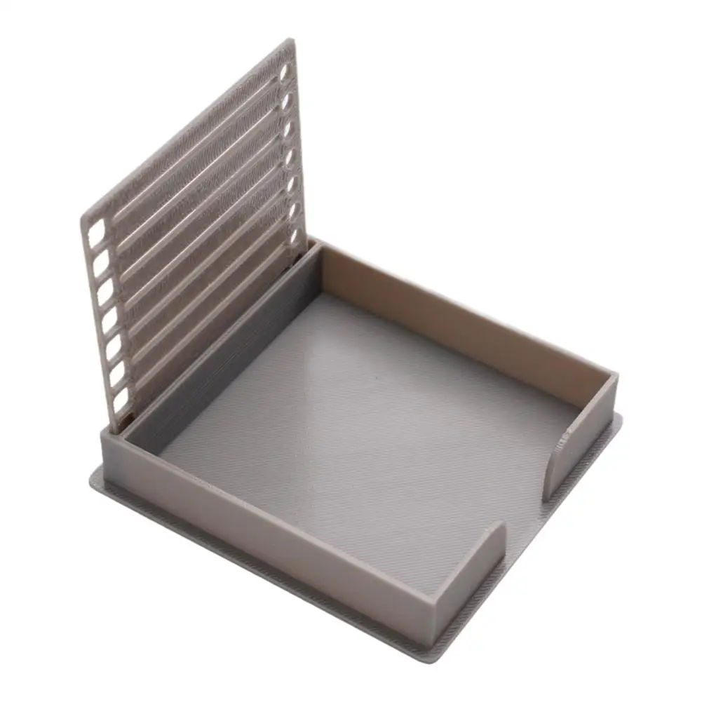 Sticky Note Dispenser Holder Home Desktop Sticky Note Holder With Stencil Daily Planner To-do List Holder For Students Teac W6g8