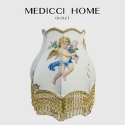 Medicci Home mistico scimmia paralume Design originale Vintage rosa rosso realizzato a mano paralume sostituzione paralume di lusso