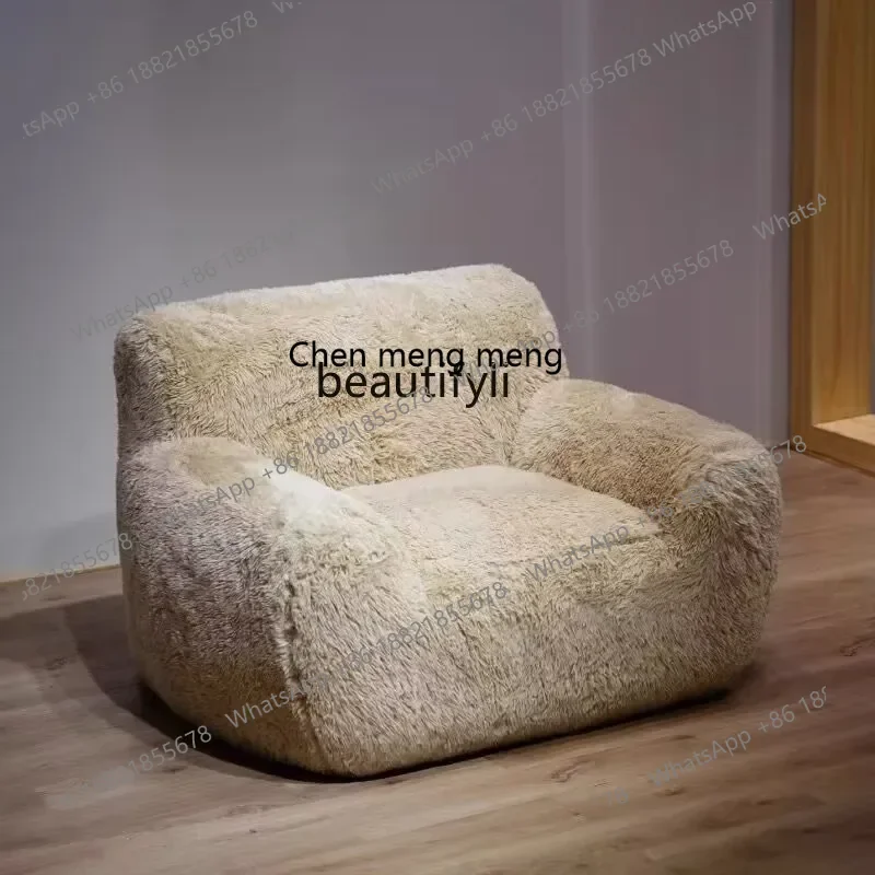 X 32 moderno simples sofá de pelúcia nordic luz luxo homestay tatami sala estar neve monstro designer sofá