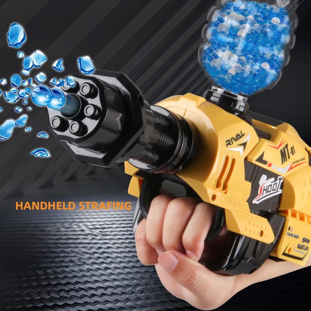 Electric Arm Water Bullet Gun Children's Toys Continuously Fires Wearable Launcher Outdoor Battle Toys Guns Gift for Boys Kid