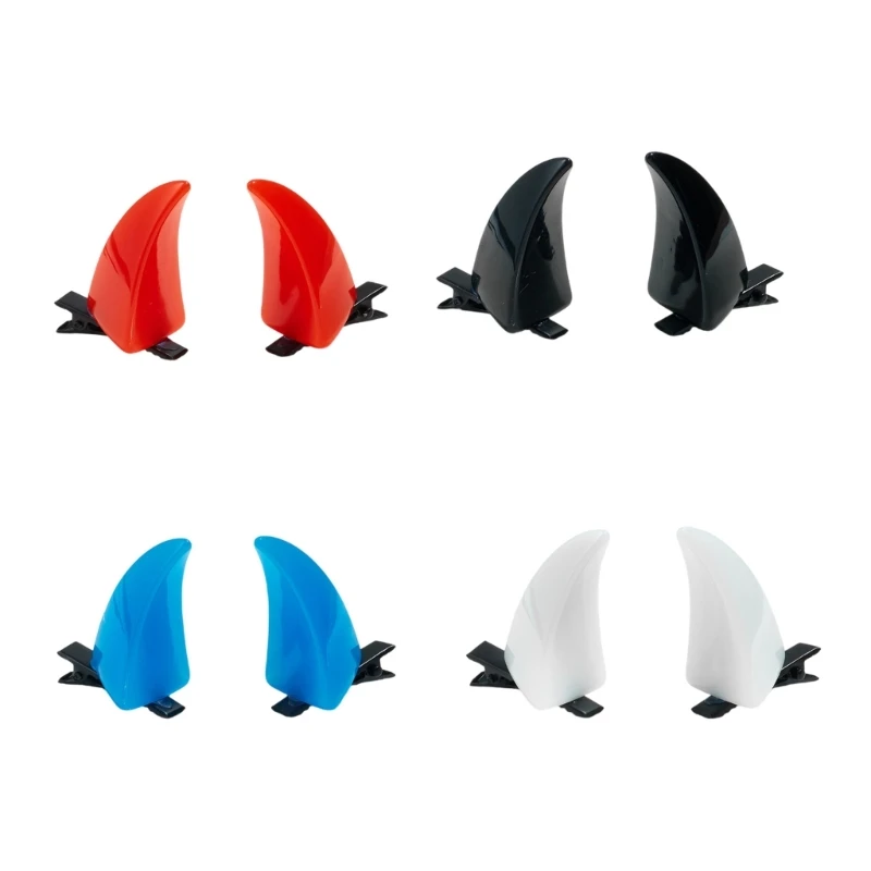 

3 Pairs Devil Horn Hair Clip Barrettes For Halloween Christmas Cosplay Parties 15UB