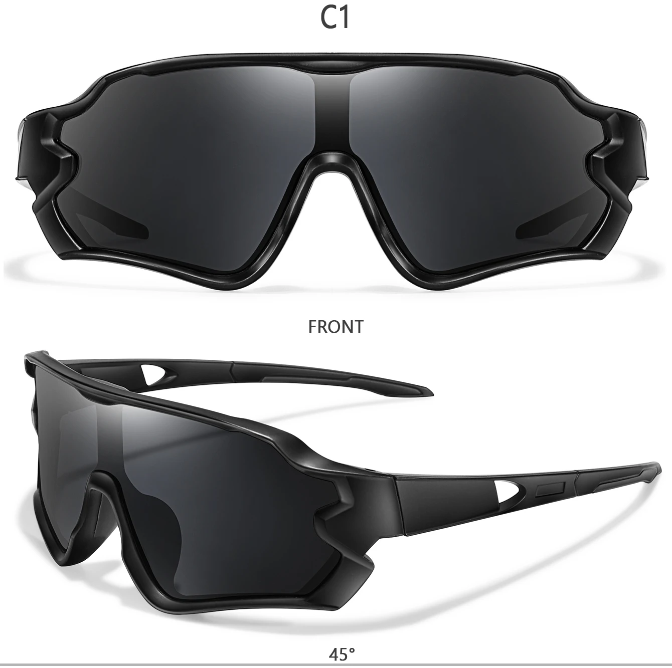 9-15 Jahre alte Kinder Radfahren Sonnenbrillen Jungen und Mädchen Outdoor-Sport Reiten UV400 Campingbrille Angeln Fahrrad Kinder Brillen – Detail 8