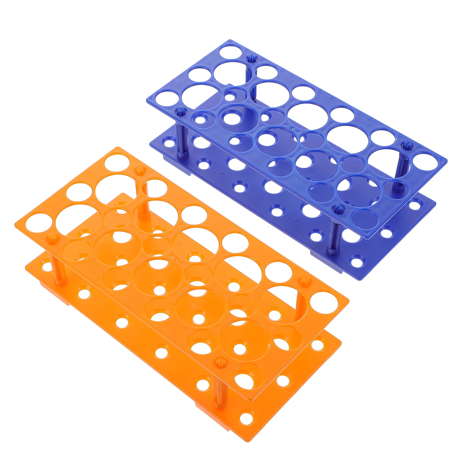 

2pcs Tube Assembly Rack 15ml 50ml Detachable Lab Stand Racks Test Tube HolderBracket Laboratory Supplies Teaching