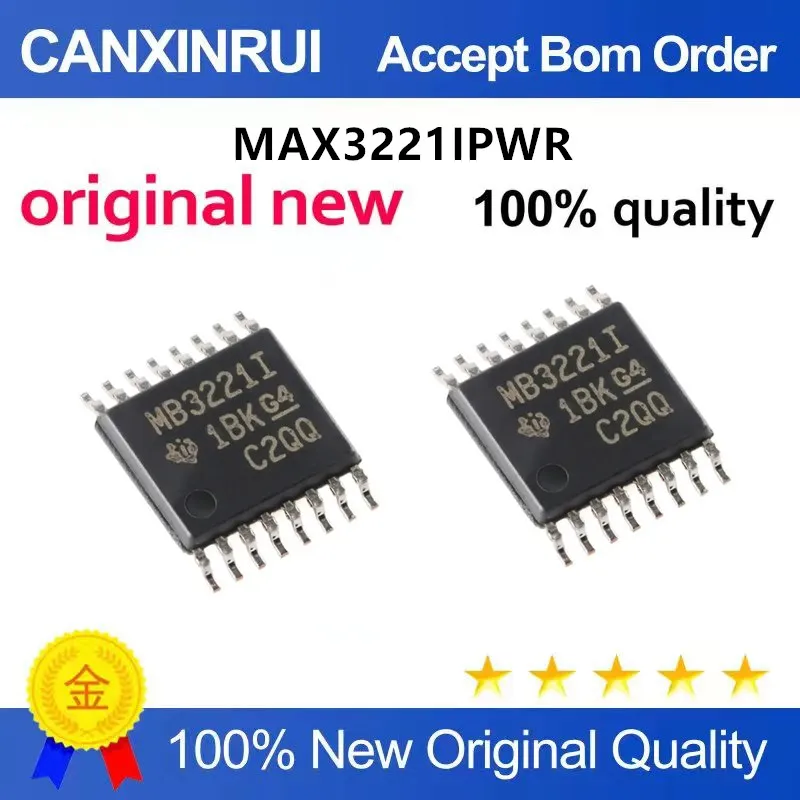 

Original New 100% quality MAX3221 MAX3221IPWR MB3221I TSSOP16 Integrated circuit IC chip