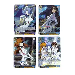 Neon Genesis Evangelion Ayanami Rei Anime Characters Bronzing Rare Game Collection Flash Card Cartoon Toys Christmas Gift