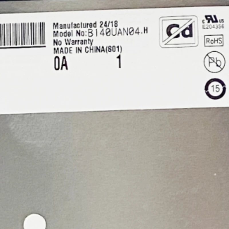 

B140UAN04.H 1920x1200 14,0-дюймовый IPS-матричный сменный ЖК-экран для ноутбука