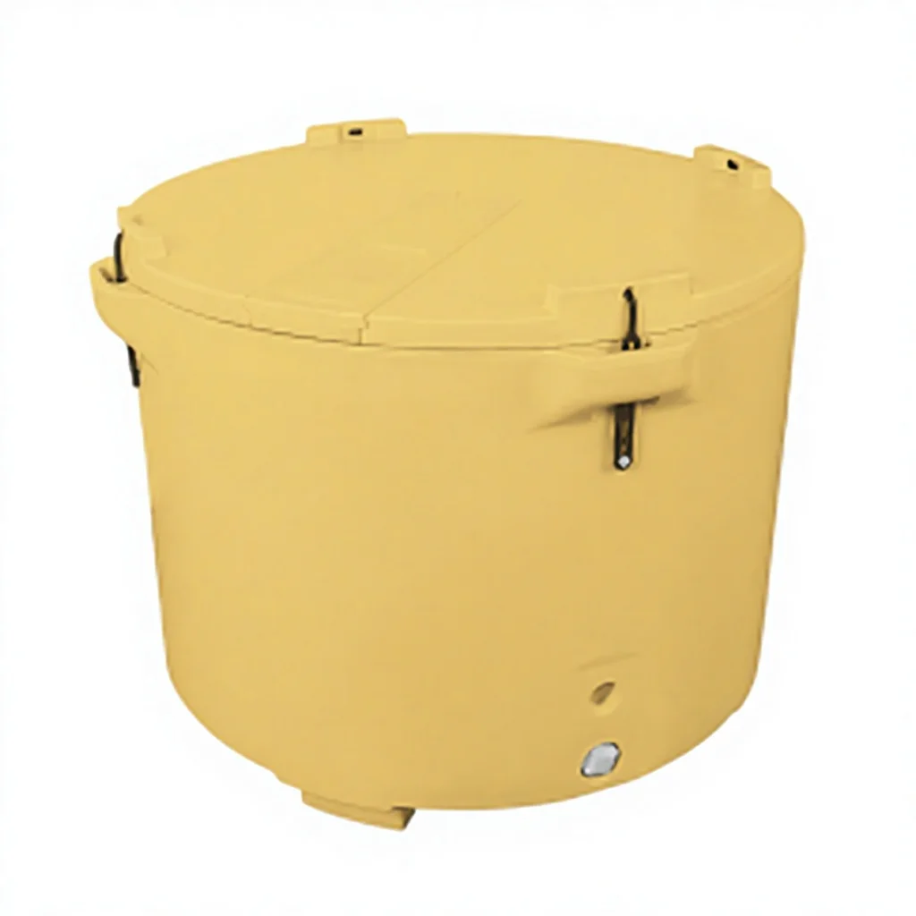 Rotomolded Insulated Carrying Case Hard Shell Cooler Box Plastic Storage Fish Box Bins Containers for Logistics Transport
