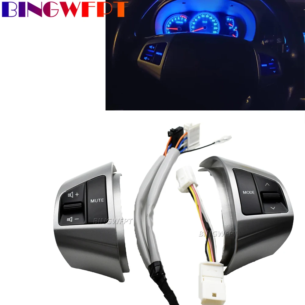 

6 Keys For Hyundai Elantra HD 2008 2009 2010 2011 Multifunction Steering Wheel Remote Control Button 96700-2H500 96700-2H510