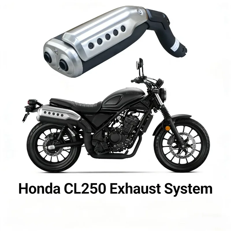 Power Smooth Fuel Efficient Exhaust  Low Noise Direct Fit Installation  CL250 Original OEM Muffler