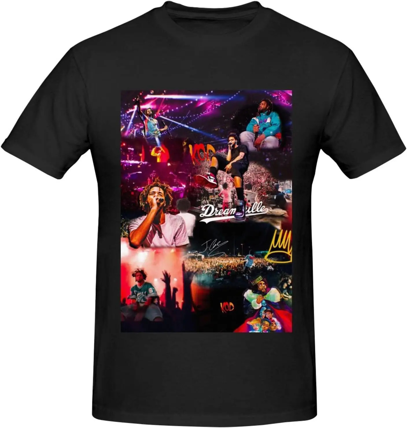 

J. Music Cole Shirt Man's Custom Short Sleeve Trendy Crew Neck T Shirt Cotton Unisex Tees Tops Deep Heather