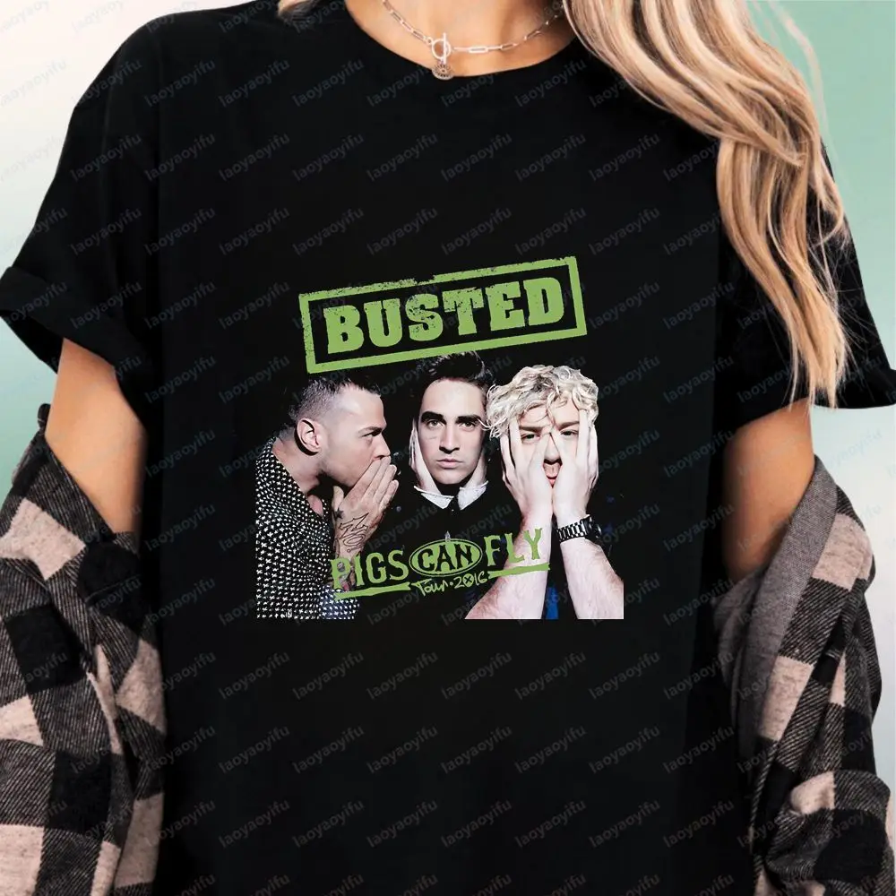 New Busted Classic Sports-themed T-shirt - Short-sleeved Style - Suitable for Both Men and Women - Round-neck T-shirt