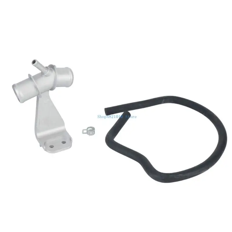 T3LF Engine Cooling Hose Connection Set with Aluminum Body, Hose and Retaining Piece, Replacement Part for Engine Bay Cooling