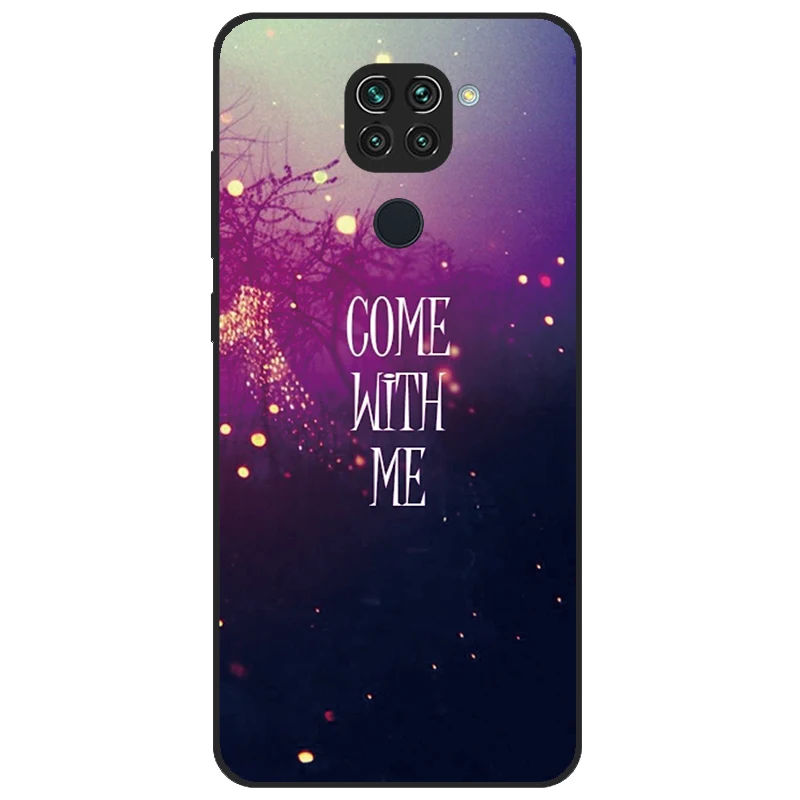 Silicon Case For Xiaomi Redmi Note 9 Case Cover Back Cute Cartoon Soft TPU Capa Funda For Redmi Note 9 Note9 Case Back Covers