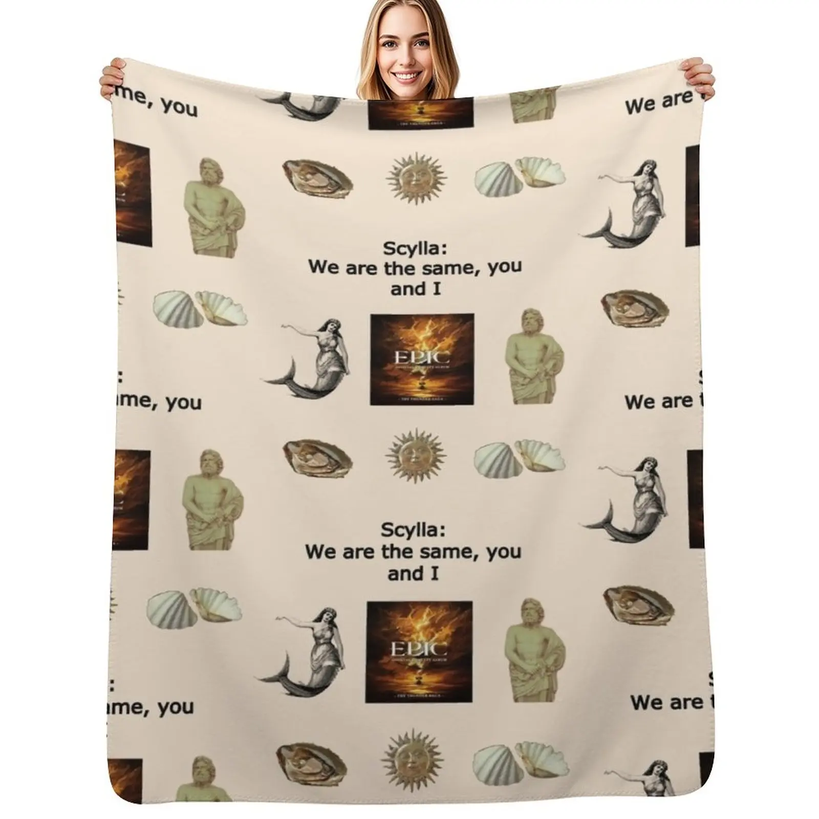 

Epic the Musical Thunder Saga pack Throw Blanket Warm Cozy Throw Blanket for Living Room Couch