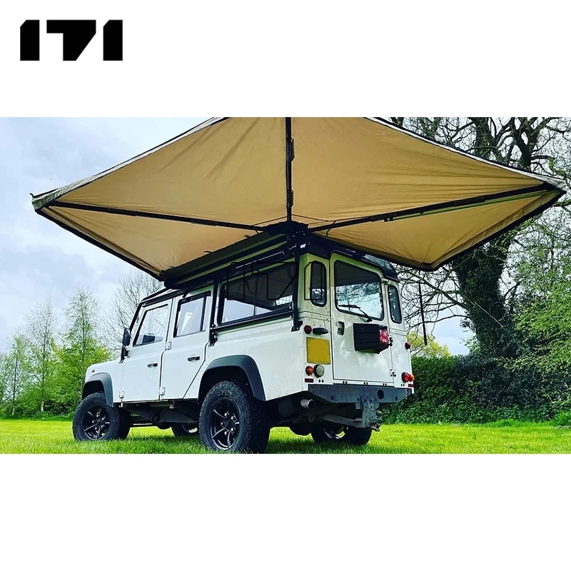 270 Awning Free Standing With LED Car Light Automatic for Cars Roof Side Degree Tent 180 360 Rv Camper