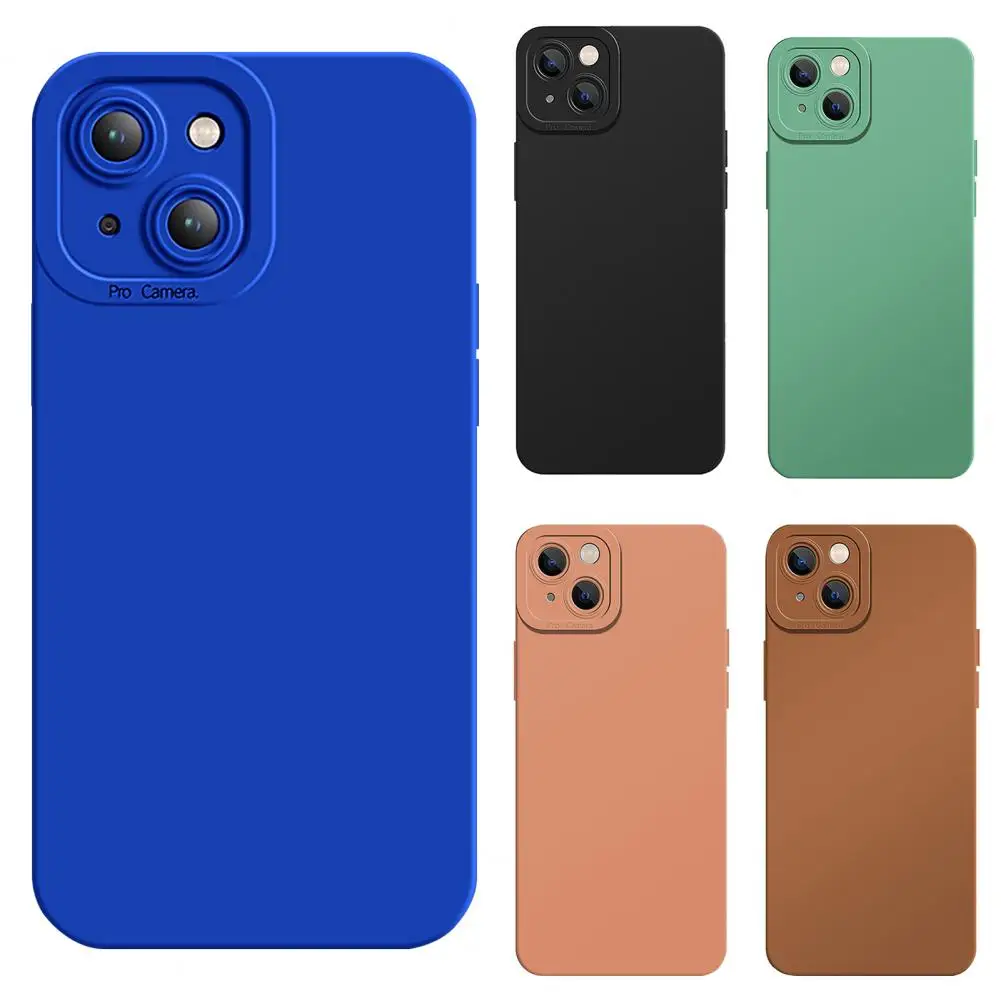 High-quality Mobile Phone TPU Matte Protector Skin-affinity Phone Back Shell TPU Solid Color Phone Case