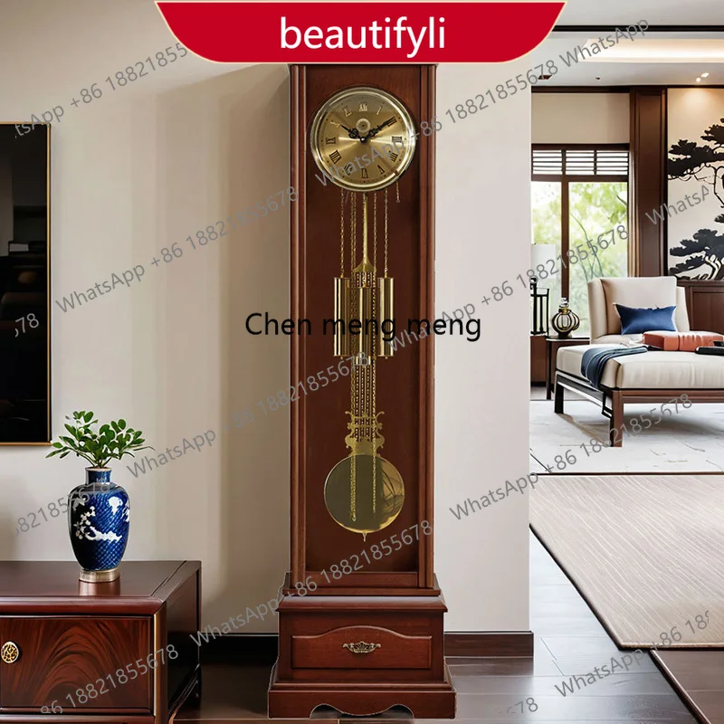 Helmler movement floor clock living room high sense light luxury modern simple vertical clock a55