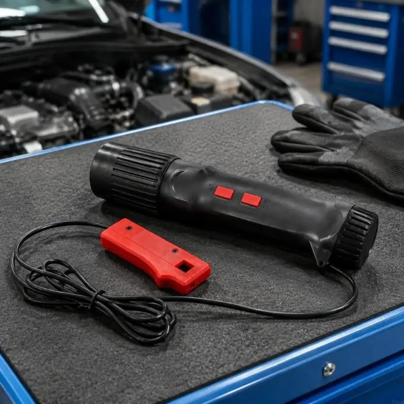 Motor Timing Light with Textured Handheld Body and 6V/12V Operation for Automotive, Motorcycle, and Marine Engine Timing Service