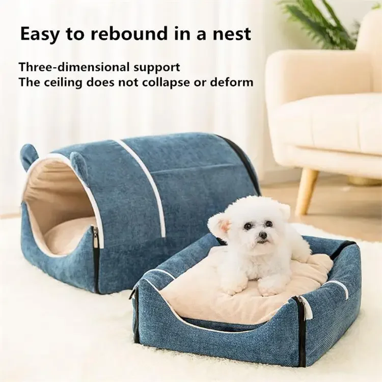 Casas De Perro Buy Indoor Felt Pet Cat Large Dog House Bed Dog Kennel Cage Outdoor Carriers & Houses