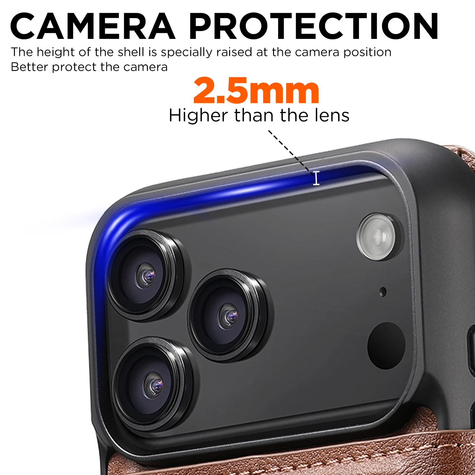 SUTENI Kunstleder Kabelloses Ladegerät Kartenhalter Ständer Brieftasche Magnetische Klapphülle Handyhülle für iPhone 18 Pro Max 17 16 15 14 – Detail 39