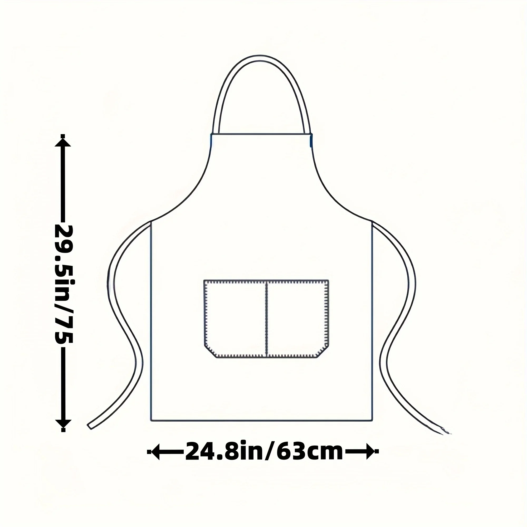 4pcs Fashion Women Men Apron Kitchen Cooking Chef Cleaning Restaurant Waitress Apron Custom Print Logo Gift Aprons Wholesale